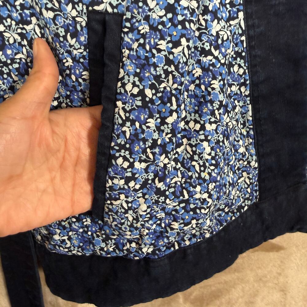 Gap Patchwork Kimono Jacket Small Quilted Boho Co… - image 9